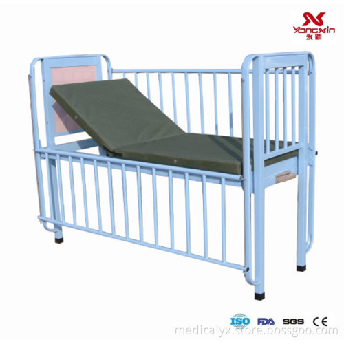 Iron and Steel Painted Children Bed